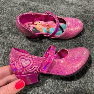 Toddler Girls' Disney Princess Dress Pumps - Pink/Purple Size 7